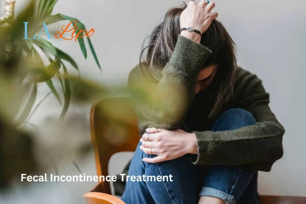 woman worried about fecal incontinence diet Weybridge