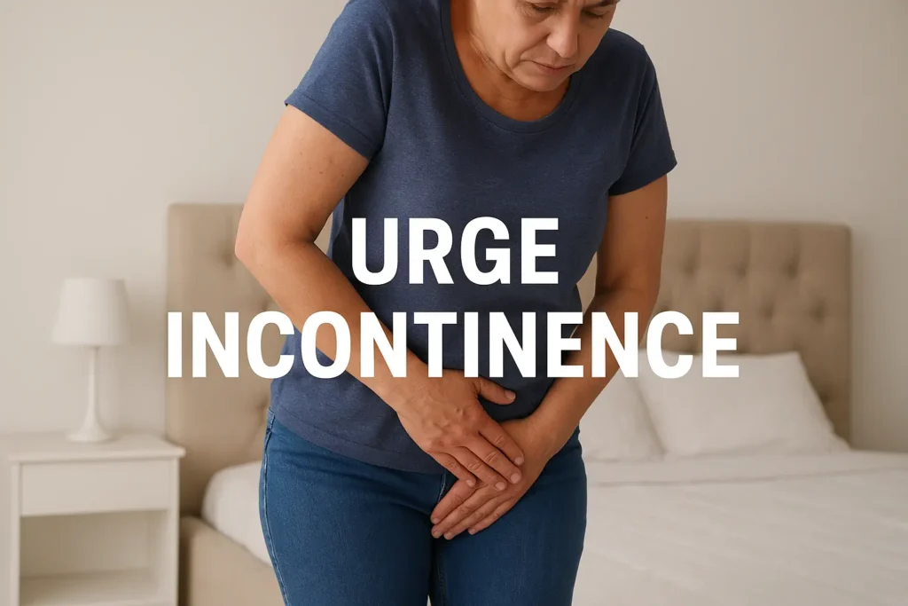 how to manage urge incontinence Weybridge symptoms