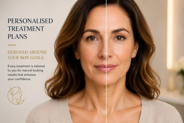 Before and after results of Collagen Lift Therapy Weybridge