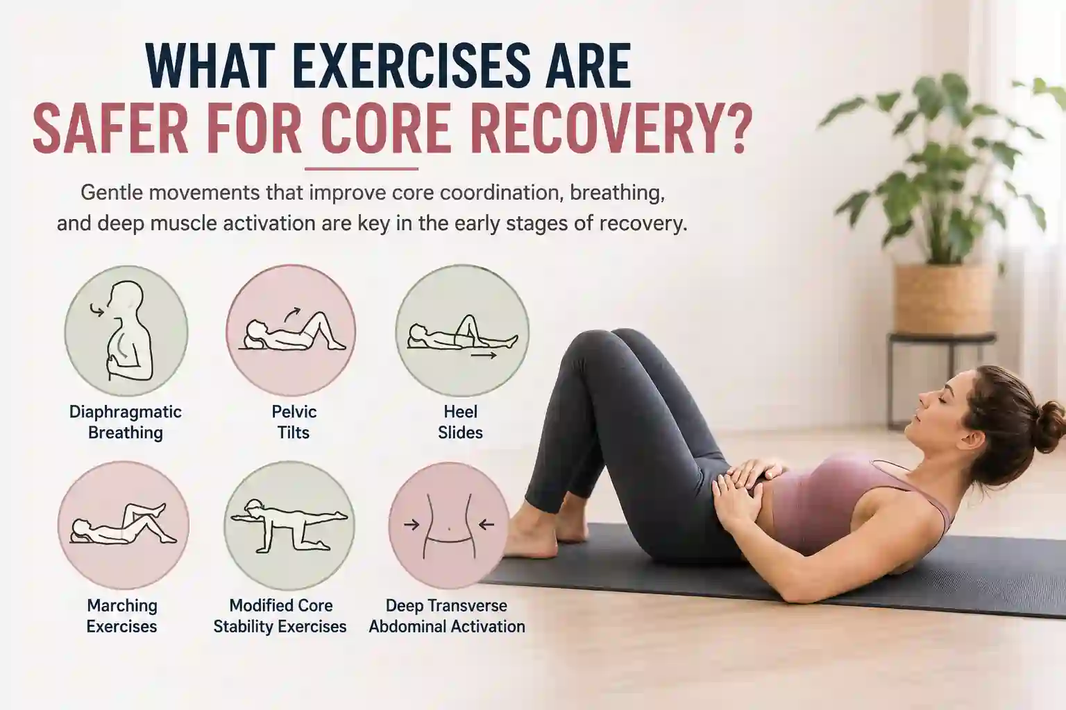 What Exercises Are Safer for Core Recovery Weybridge