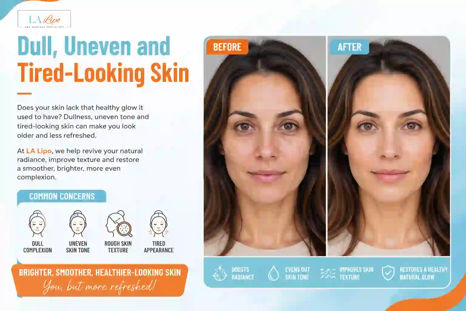 Sign #5: Dull, Uneven and Tired-Looking Skin Weybridge